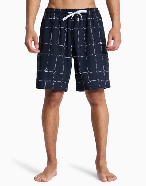 DC Shoes Wired volley 19" swim shorts in wired 32 black - view 1