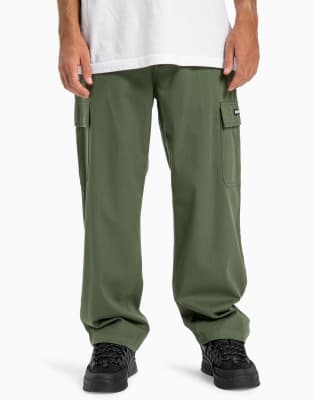 DC Shoes - Worker - Pantalon chino cargo coupe baggy - Vert bronze