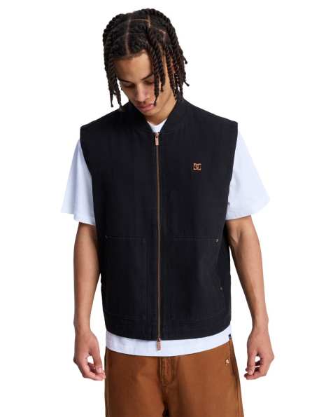 DC Shoes – Workshop – Jacke aus Canvas in Schwarz - view 1