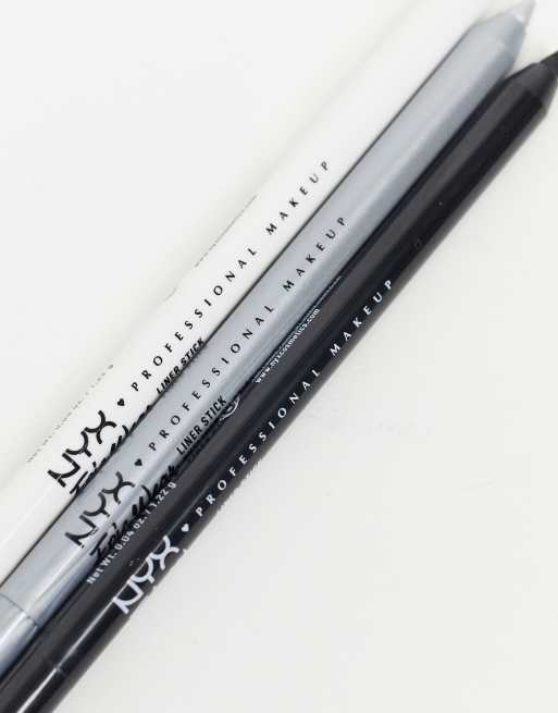 Delineador de larga duración Epic Wear de NYX Professional Makeup: Pitch Black, 3 de 4