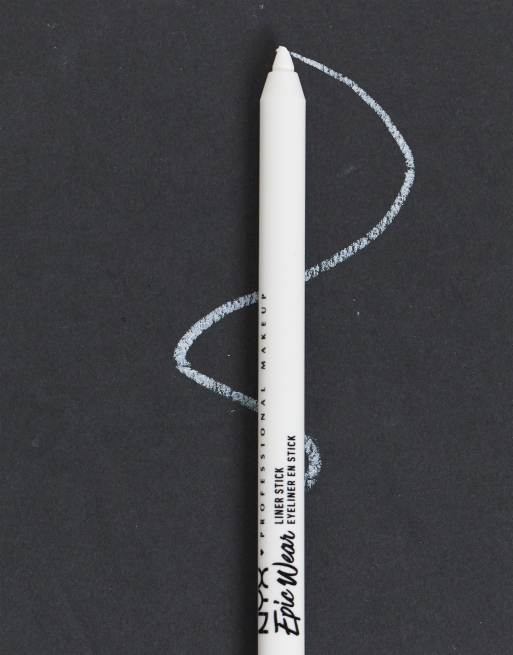 Delineador de larga duración Epic Wear de NYX Professional Makeup - Pure White, 4 de 4