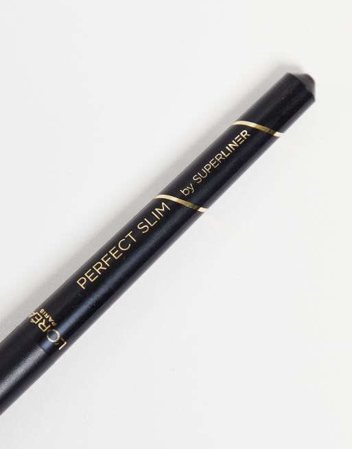Delineador de ojos líquido a prueba de manchas Superliner Perfect Slim de L'Oreal Paris: Tono 01 Negro intenso, 3 de 4