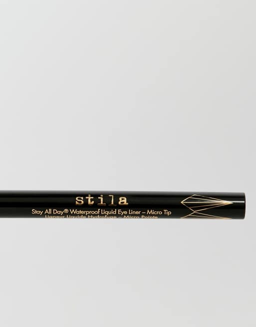 Delineador líquido waterproof Stay All Day con punta fina de Stila: Tono Intense black, 4 de 4