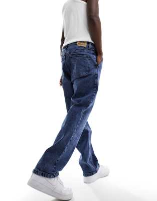 Denim Project - Jean style peintre - Bleu moyen - view 1