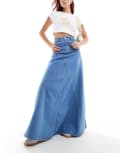 [Denim Project] Denim Project maxi skirt in denim blue M Blue