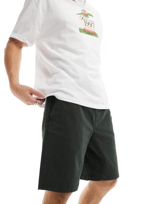 Denim project tapered ripstop shorts in green