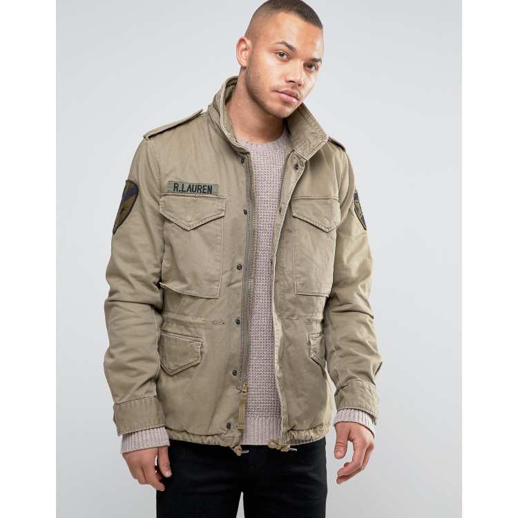 Denim and supply military best sale jacket mens