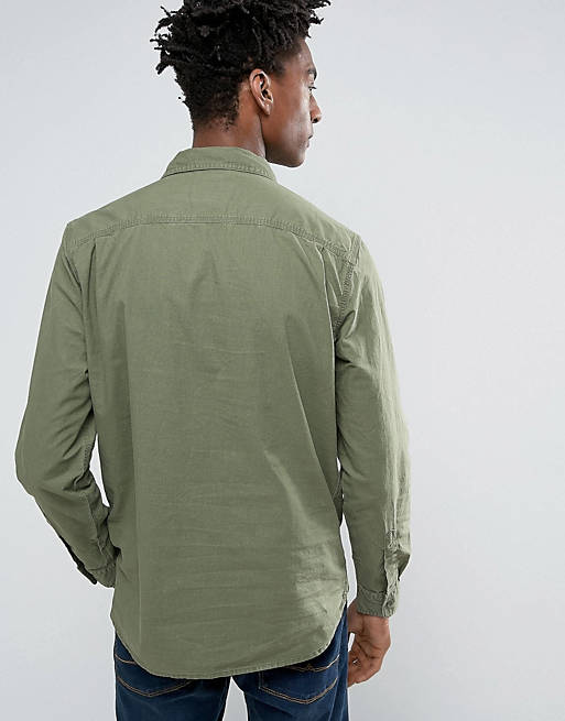 Denim & Supply Ralph Lauren Military Shirt Regular Fit in Green