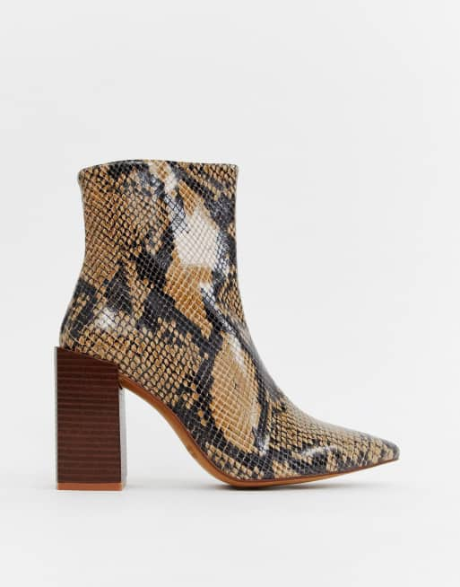 Bottines discount motif serpent