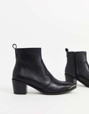 silver toe cap boots