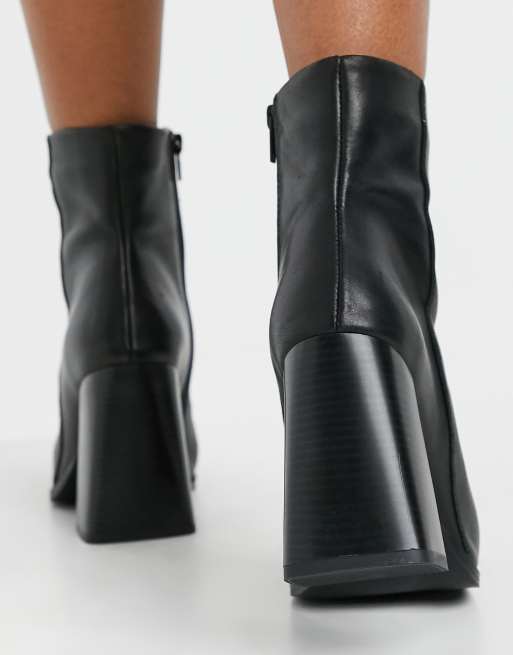 Renzo sock fit ankle boots hot sale in black