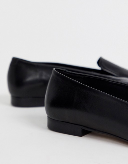 Betere Depp - Zwarte leren platte schoenen | ASOS TN-81