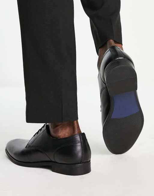 Derbysko i sort læder fra ASOS DESIGN, 2 af 4