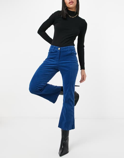 Derek Lam 10 Crosby cropped flare jeans in blue | ASOS