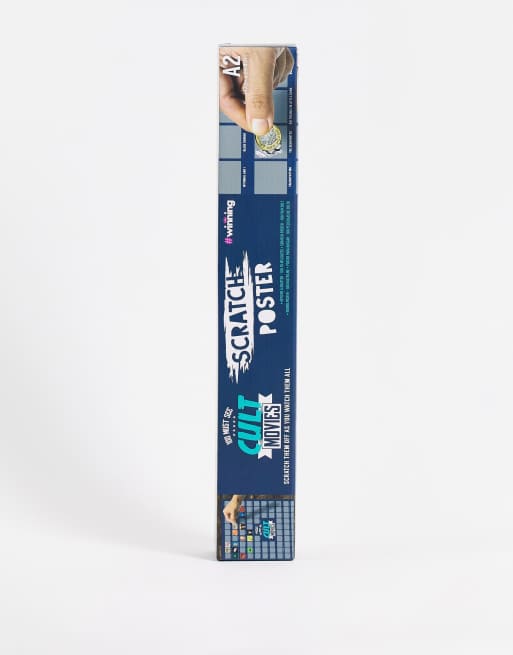 Desafío de póster para rascar con 100 películas de culto de Menkind ASOS