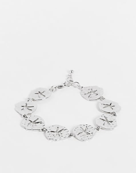 DesignB - Armband met meerdere munten in zilver - view 1