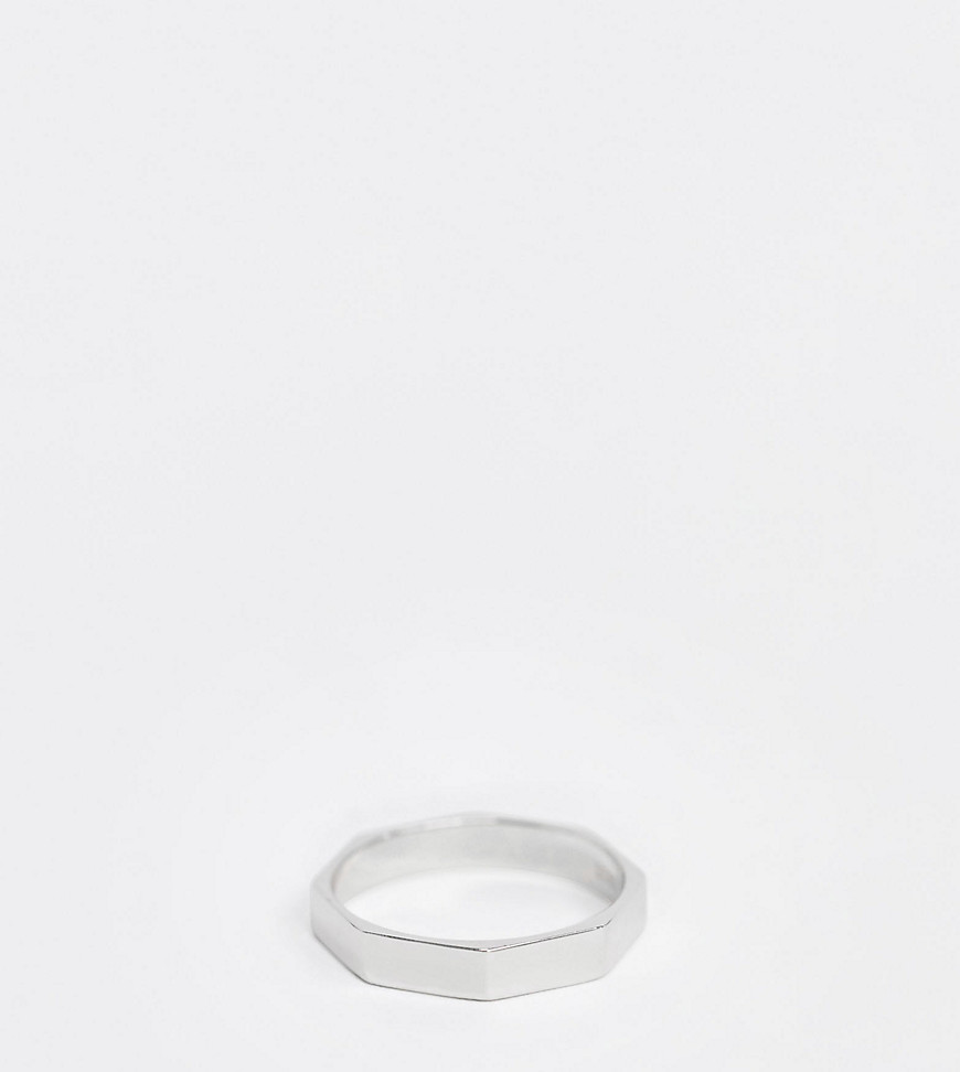 DesignB – åttakantig ring i äkta silver