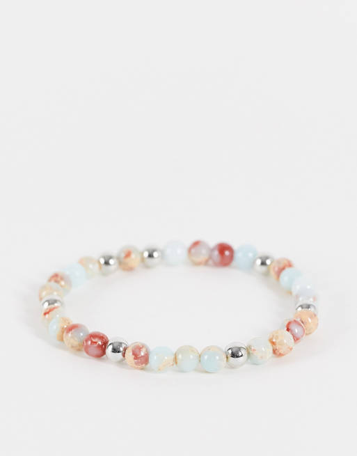 DesignB – Buntes Perlenarmband aus Naturstein