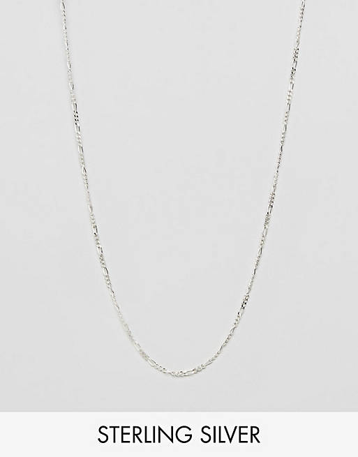 DesignB chain necklace in sterling silver exclusive to asos