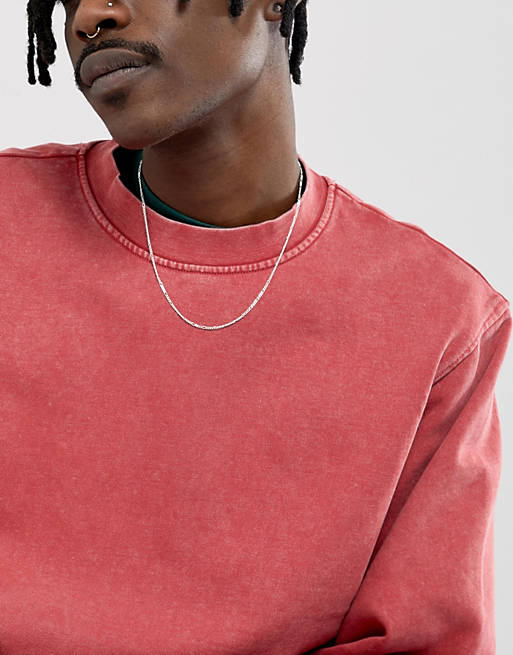 Gifts DesignB chain necklace in sterling silver exclusive to asos 