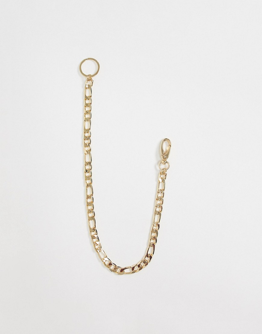 DesignB chunky figaro jean chain in gold