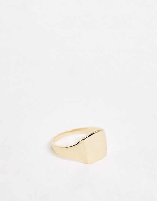 DesignB classic ring in gold