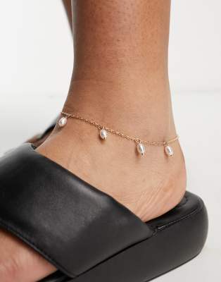 Cavigliere Donna Oro E Argento Con Ciondoli - Regolabile, Impermeabile - Per Spiaggia E Estate - Foto 4