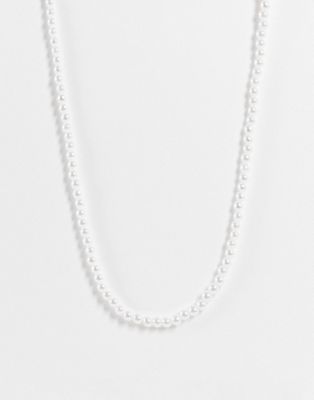 DesignB faux pearl necklace