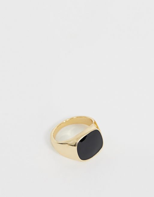DesignB – Guldfärgad lillfingerring, endast hos ASOS