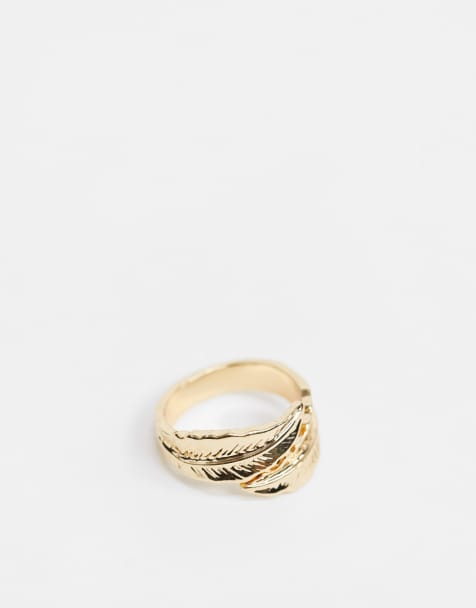 Bague Fantaisie Vintage Dorée Motif Licorne - Taille 50 - Occasion