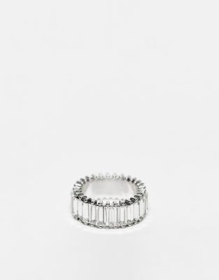 Ring Mit Baguette Stein