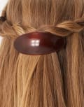 [DesignB London] DesignB London barrette hair clip in burgundy-Red No Size RED