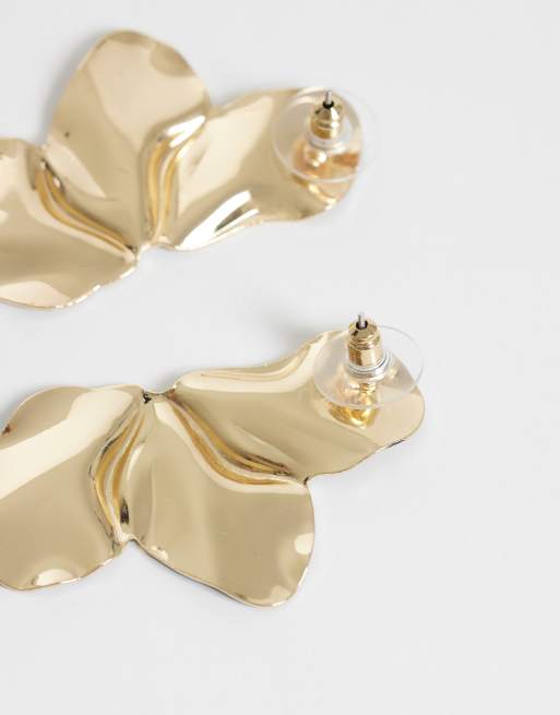 DesignB London black flower earrings, 3 of 5