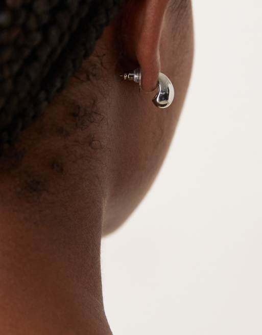DesignB London - Boucles d'oreilles goutte d'eau - Argenté, 3 de 3