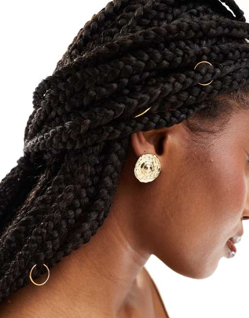 DesignB London - Boucles d'oreilles vintage - Doré 