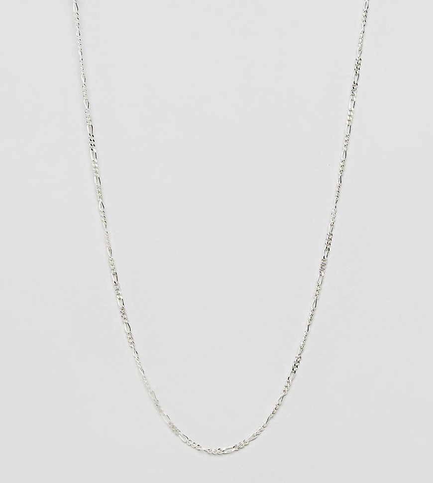DesignB London chain necklace in sterling silver exclusive to ASOS