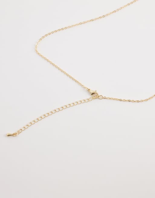 DesignB London chili pendant necklace in gold, 4 of 4