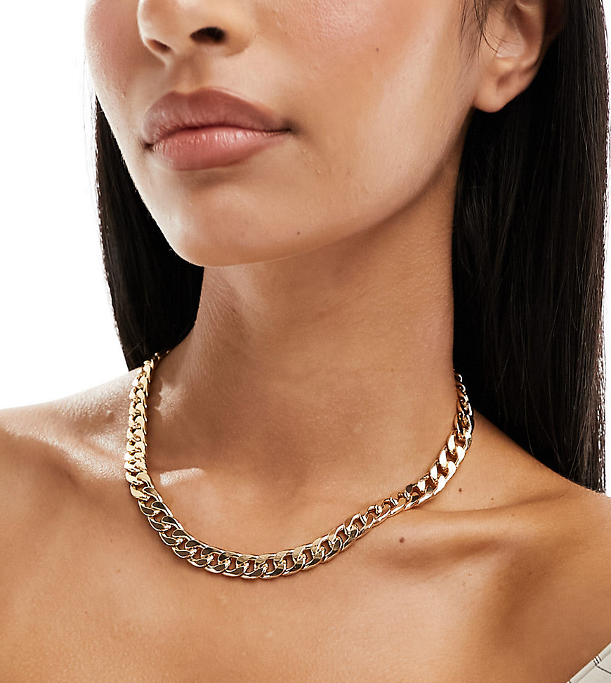 DesignB London chunky necklace in gold
