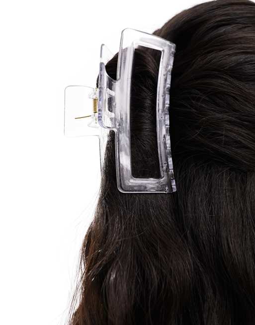 DesignB London clear XL hair claw  