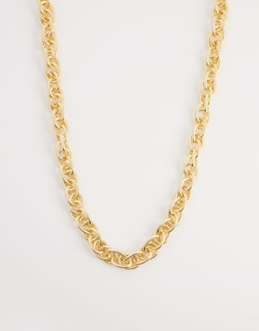 DesignB London - Collana a catenina color oro