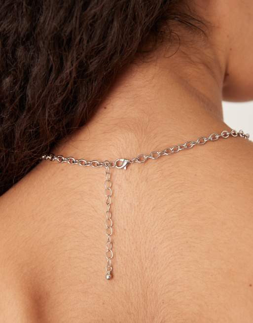 DesignB London - Collana argentata con ciondolo a stella vistoso, 3 di 3