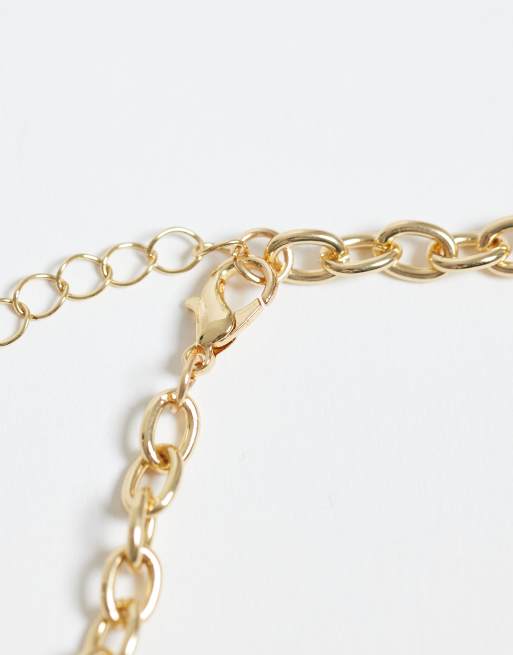 DesignB London - Collana color oro con charm a forma di frutta, 3 di 4
