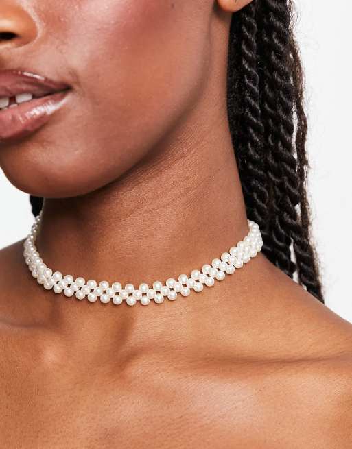 DesignB London - Collarino con perle