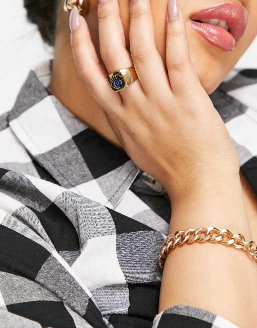 Anello con occhio greco sale