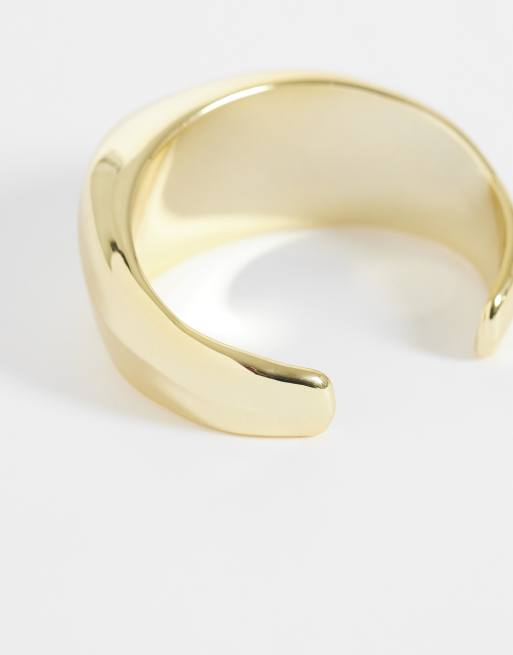 DesignB London dome cuff bracelet in gold, 3 of 3