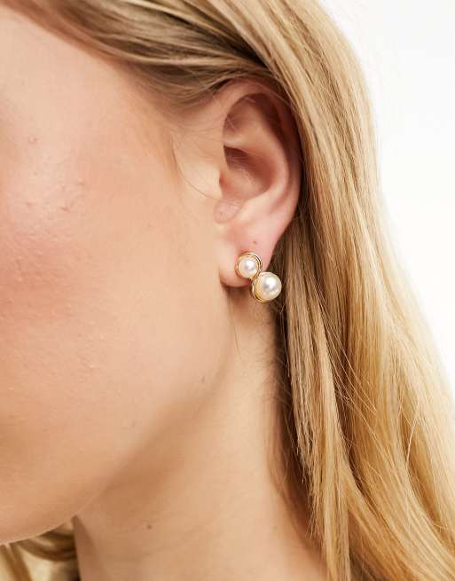 Double sided hot sale earrings asos