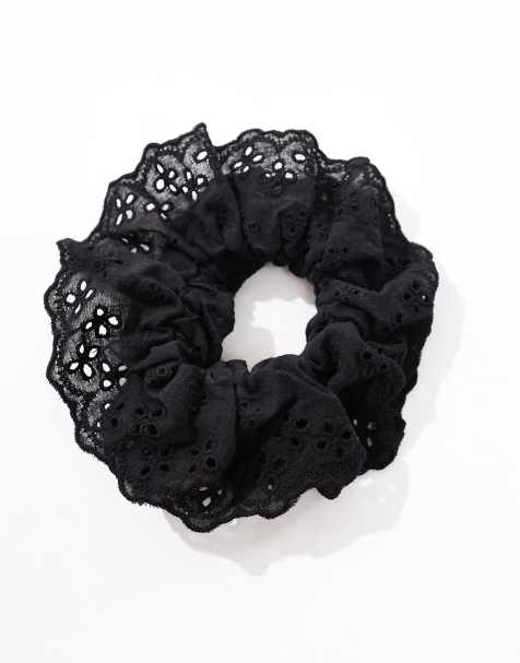 DesignB London - Elastico per capelli in pizzo nero - view 1