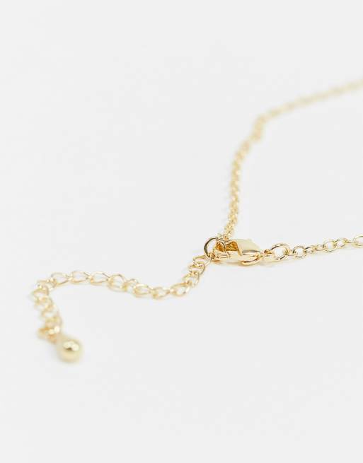 DesignB London - Exclusieve choker-ketting met ster in goud, 4 van 4