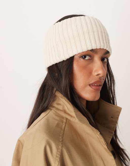 DesignB London - Fascia larga color crema a coste, 3 di 3