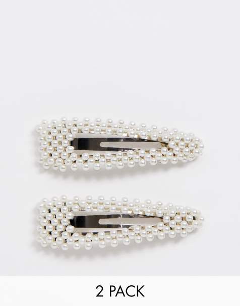 Pearl Hair Slides